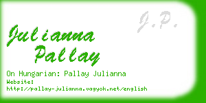 julianna pallay business card